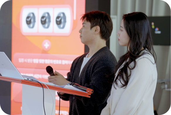 티오더 행사 인터뷰